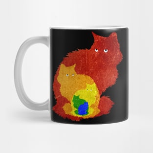 Rainbow cats Mug